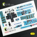 Kelik MiG-21 F-13 export version - interior 3D decals for Trumpeter kit 1:32 (K32042)