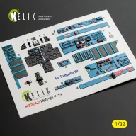   Kelik MiG-21 F-13 export version - interior 3D decals for Trumpeter kit 1:32 (K32042)