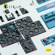  Kelik MiG-21 F-13 export version - interior 3D decals for Trumpeter kit 1:32 (K32042)