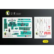   Kelik MiG-21 F-13 - interior 3D decals for Trumpeter kit 1:32 (K32043)