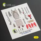 Kelik MiG-21 F-13 - interior 3D decals for Trumpeter kit 1:32 (K32043)
