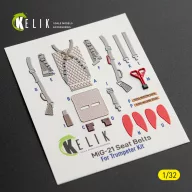   Kelik MiG-21 F-13 - interior 3D decals for Trumpeter kit 1:32 (K32043)