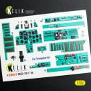 Kelik MiG-21 F-13 - interior 3D decals for Trumpeter kit 1:32 (K32043)