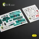 Kelik MiG-21 F-13 - interior 3D decals for Trumpeter kit 1:32 (K32043)