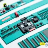   Kelik MiG-21 F-13 - interior 3D decals for Trumpeter kit 1:32 (K32043)