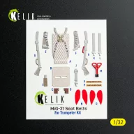   Kelik MiG-21 F-13 - interior 3D decals for Trumpeter kit 1:32 (K32043)