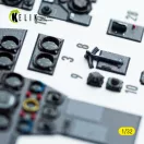 Kelik Bf-110D - interior 3D decals for Dragon/Hobby 2000 kit 1:32 (K32045)