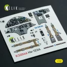 Kelik Hs-123A-1 - interior 3D decals for ICM kit 1:32 (K32046)