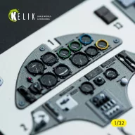   Kelik Hs-123A-1 - interior 3D decals for ICM kit 1:32 (K32046)