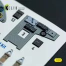 Kelik Hs-123A-1 - interior 3D decals for ICM kit 1:32 (K32046)