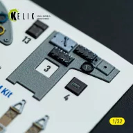   Kelik Hs-123A-1 - interior 3D decals for ICM kit 1:32 (K32046)