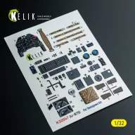   Kelik Ju-87G - interior 3D decals for Hasegawa kit 1:32 (K32047)