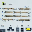 Kelik Ju-87G - interior 3D decals for Hasegawa kit 1:32 (K32047)
