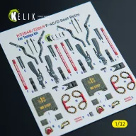 Kelik F-4C - interior 3D decals for Tamiya kit 1:32 (K32048)