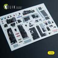 Kelik F-4C - interior 3D decals for Tamiya kit 1:32 (K32048)