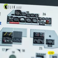 Kelik F-4C - interior 3D decals for Tamiya kit 1:32 (K32048)