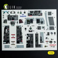 Kelik F-4D - interior 3D decals for Tamiya kit 1:32 (K32049)