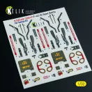Kelik F-4D - interior 3D decals for Tamiya kit 1:32 (K32049)