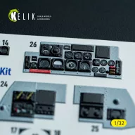 Kelik F-4D - interior 3D decals for Tamiya kit 1:32 (K32049)