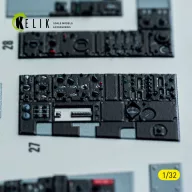 Kelik F-4D - interior 3D decals for Tamiya kit 1:32 (K32049)