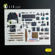   Kelik Ju-87D - interior 3D decals for Hasegawa kit 1:32 (K32050)