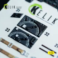   Kelik Ju-87D - interior 3D decals for Hasegawa kit 1:32 (K32050)