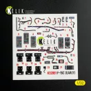 Kelik F-15C (early) - interior 3D decals for Tamiya kit 1:32 (K32051)