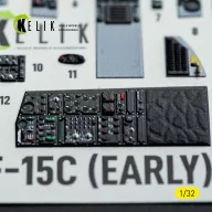   Kelik F-15C (early) - interior 3D decals for Tamiya kit 1:32 (K32051)