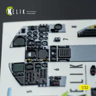   Kelik F-15C (early) - interior 3D decals for Tamiya kit 1:32 (K32051)