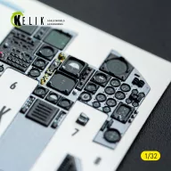   Kelik F-15C (early) - interior 3D decals for Tamiya kit 1:32 (K32051)