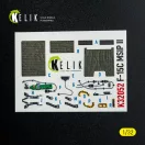 Kelik F-15C MSIP II- interior 3D decals for Tamiya kit 1:32 (K32052)