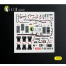 Kelik F-15C MSIP II- interior 3D decals for Tamiya kit 1:32 (K32052)