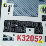   Kelik F-15C MSIP II- interior 3D decals for Tamiya kit 1:32 (K32052)