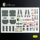 Kelik F-14A - interior 3D decals for Tamiya kit 1:32 (K32053)