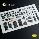 Kelik F-14A - interior 3D decals for Tamiya kit 1:32 (K32053)