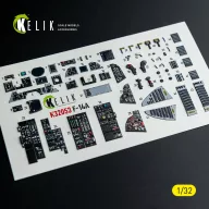   Kelik F-14A - interior 3D decals for Tamiya kit 1:32 (K32053)
