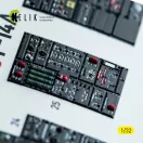 Kelik F-14A - interior 3D decals for Tamiya kit 1:32 (K32053)