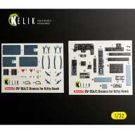   Kelik OV-10A/C Bronco - interior 3D decals for Kitty Hawk/Zimi models kit 1:32 (K32054)