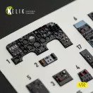 Kelik OV-10A/C Bronco - interior 3D decals for Kitty Hawk/Zimi models kit 1:32 (K32054)