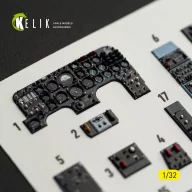   Kelik OV-10A/C Bronco - interior 3D decals for Kitty Hawk/Zimi models kit 1:32 (K32054)