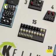   Kelik OV-10A/C Bronco - interior 3D decals for Kitty Hawk/Zimi models kit 1:32 (K32054)