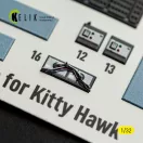 Kelik OV-10A/C Bronco - interior 3D decals for Kitty Hawk/Zimi models kit 1:32 (K32054)