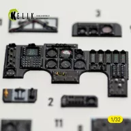   Kelik OV-10D Bronco - interior 3D decals for Kitty Hawk/Zimi models kit 1:32 (K32055)