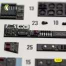Kelik OV-10D Bronco - interior 3D decals for Kitty Hawk/Zimi models kit 1:32 (K32055)