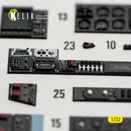   Kelik OV-10D Bronco - interior 3D decals for Kitty Hawk/Zimi models kit 1:32 (K32055)