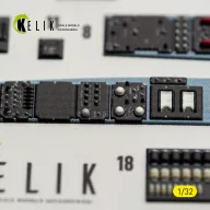   Kelik OV-10D Bronco - interior 3D decals for Kitty Hawk/Zimi models kit 1:32 (K32055)