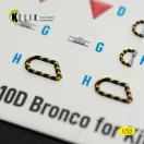 Kelik OV-10D Bronco - interior 3D decals for Kitty Hawk/Zimi models kit 1:32 (K32055)