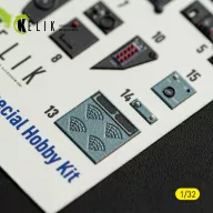   Kelik MS-406C-1 - interior 3D decals for Special Hobby kit 1:32 (K32057)