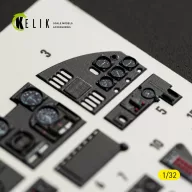   Kelik MS-406C-1 - interior 3D decals for Special Hobby kit 1:32 (K32057)