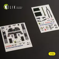   Kelik RF-5E - interior 3D decals for Kitty Hawk/Zimi models kit 1:32 (K32058)